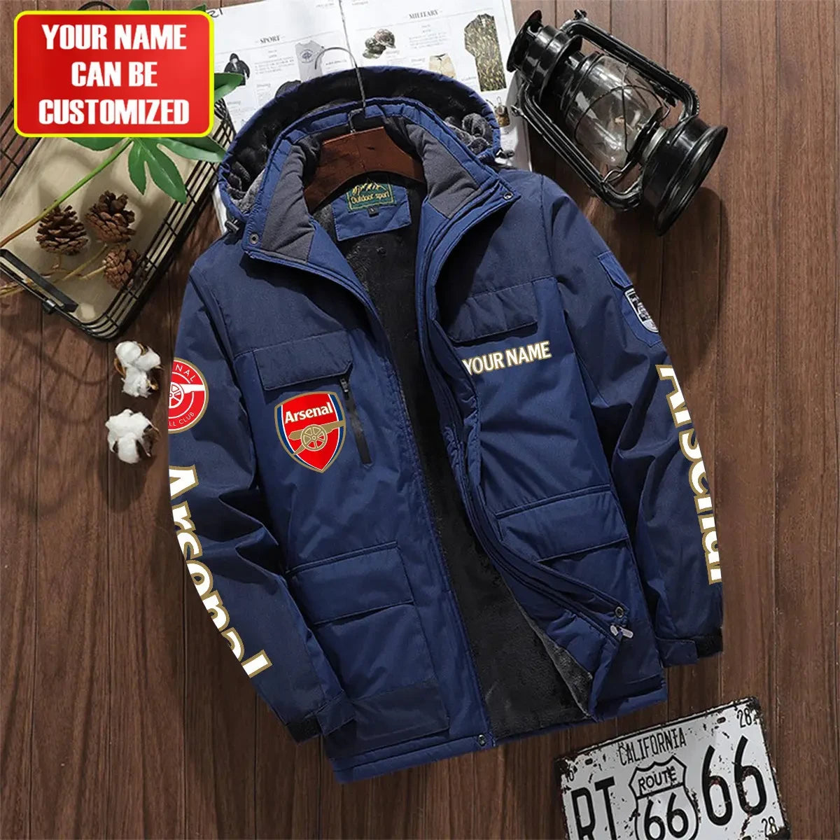 Personalized Arsenal Parka Winter Jacket V2