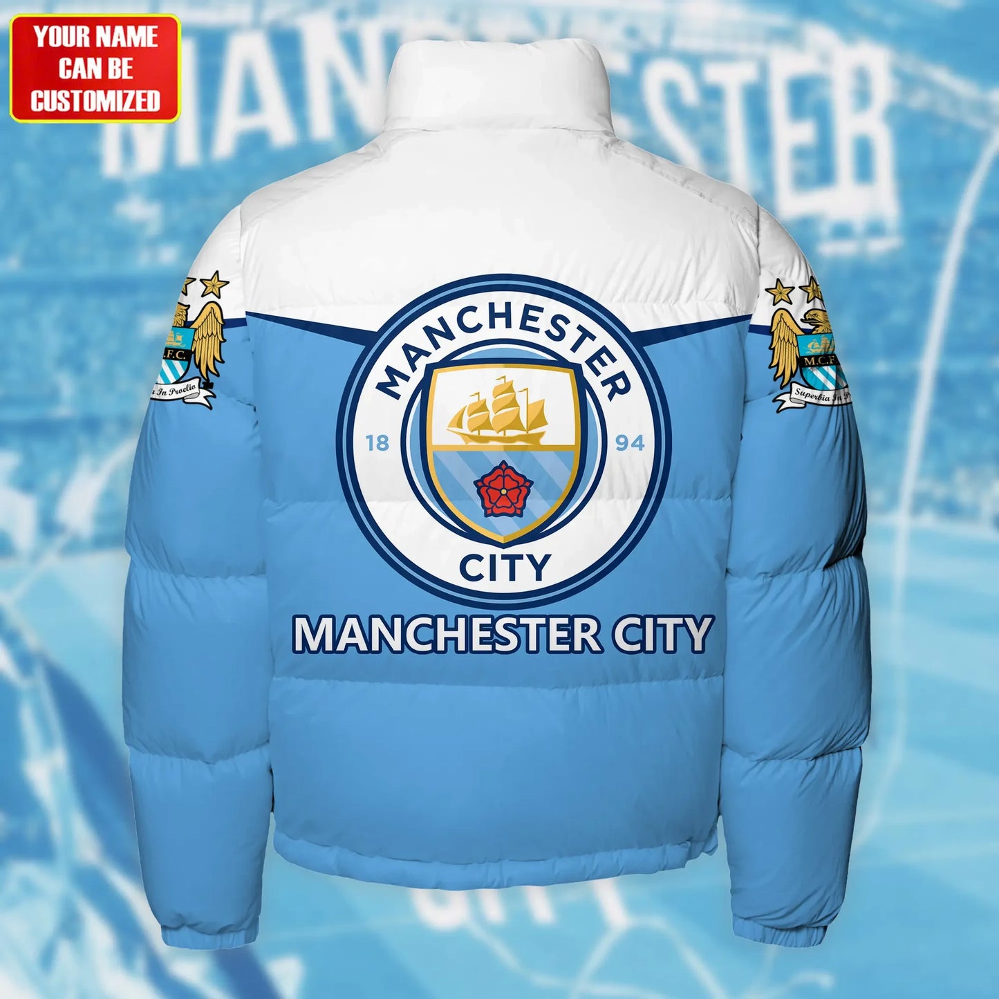 Manchester City Puffer Thermal Stand Collar Jacket S201104