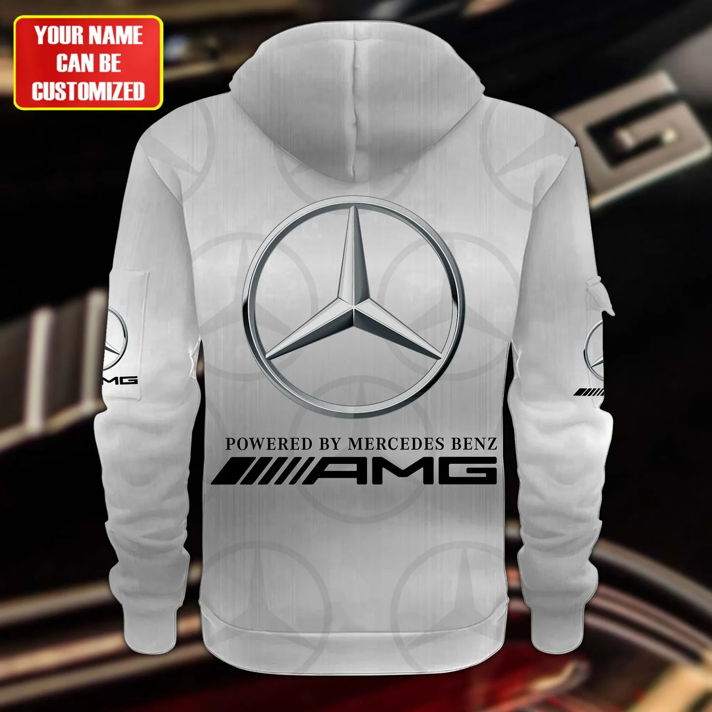Personalized Merc AMG 3D Zip-Hoodie Cotton Jacket