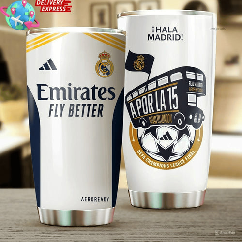 Real Mardrid Stainless Tumbler 20oz 30oz Cup V13