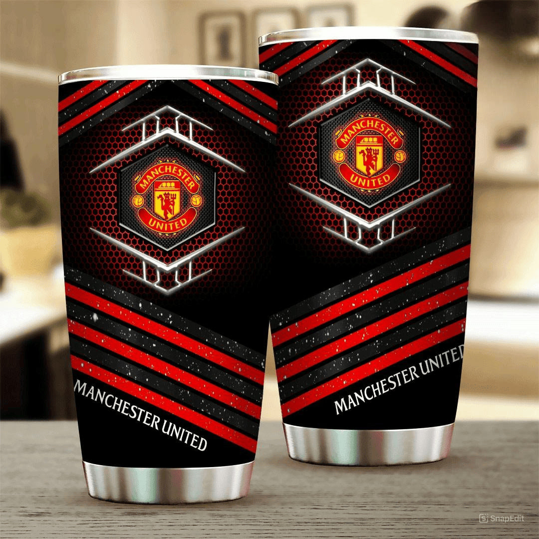 Manchester United Stainless Tumbler 20oz 30oz Cup V3