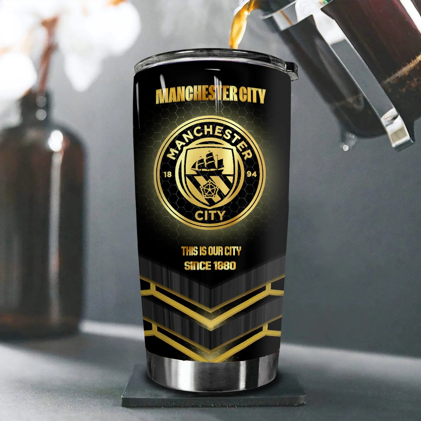 Manchester City Stainless Tumbler 20oz 30oz Cup V13