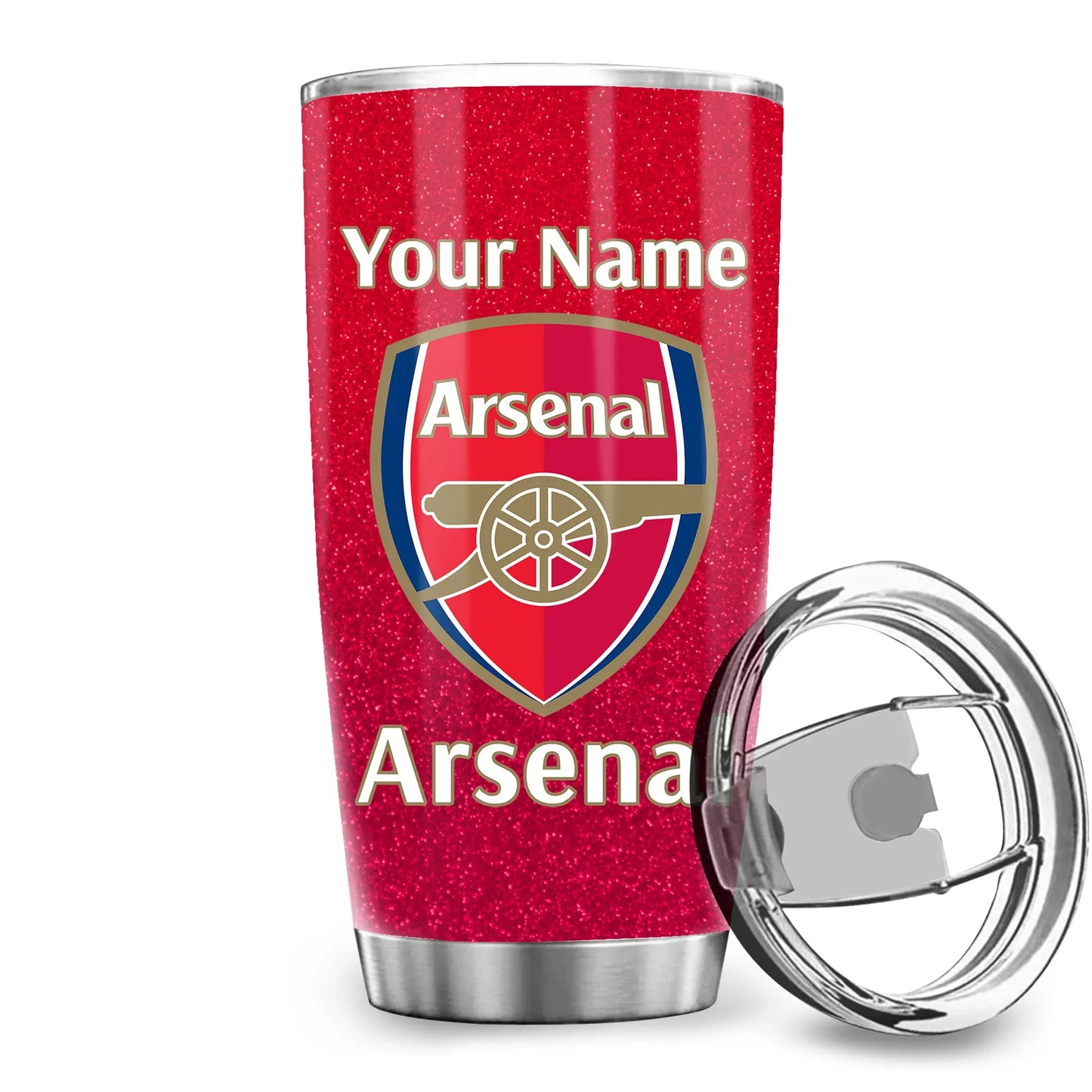 Personalized Arsenal Stainless Tumbler 20oz 30oz Cup