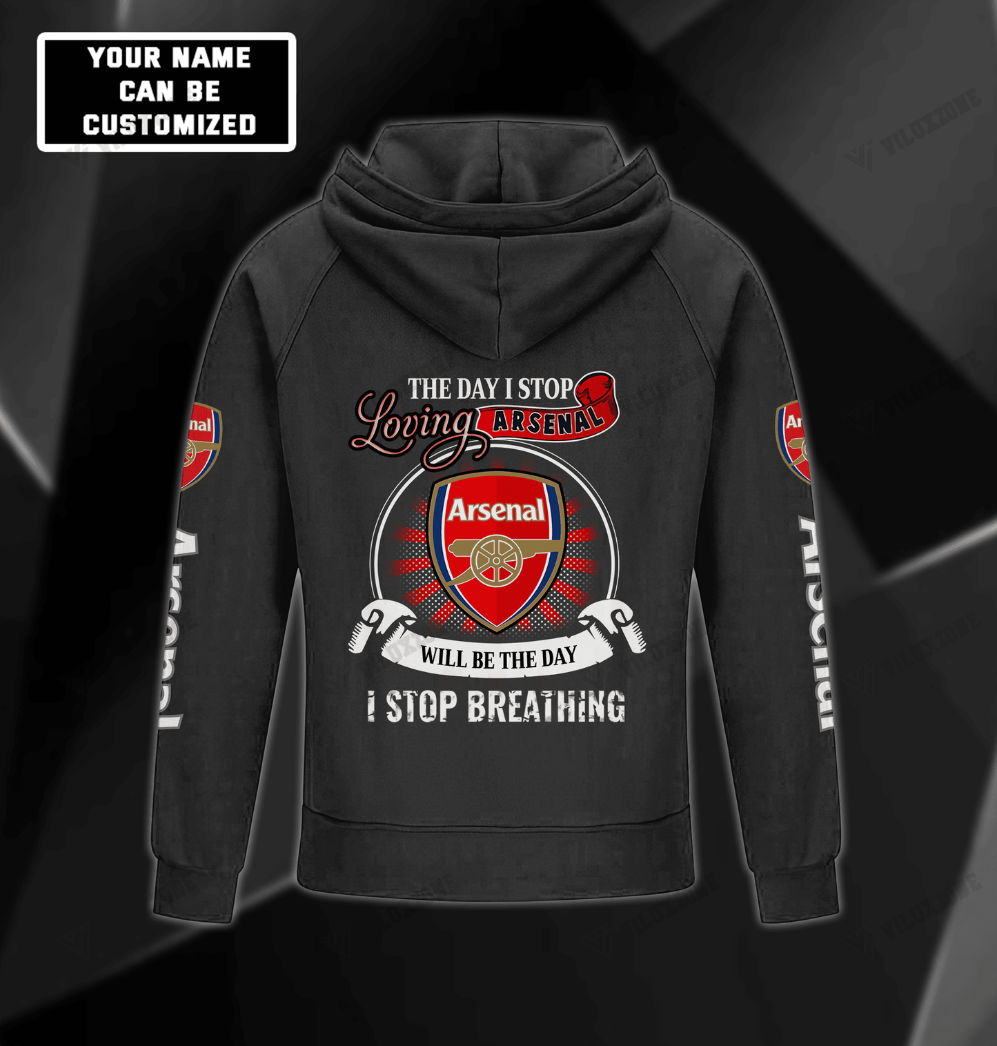 Personalized Arsenal Retro Cotton Hoodie