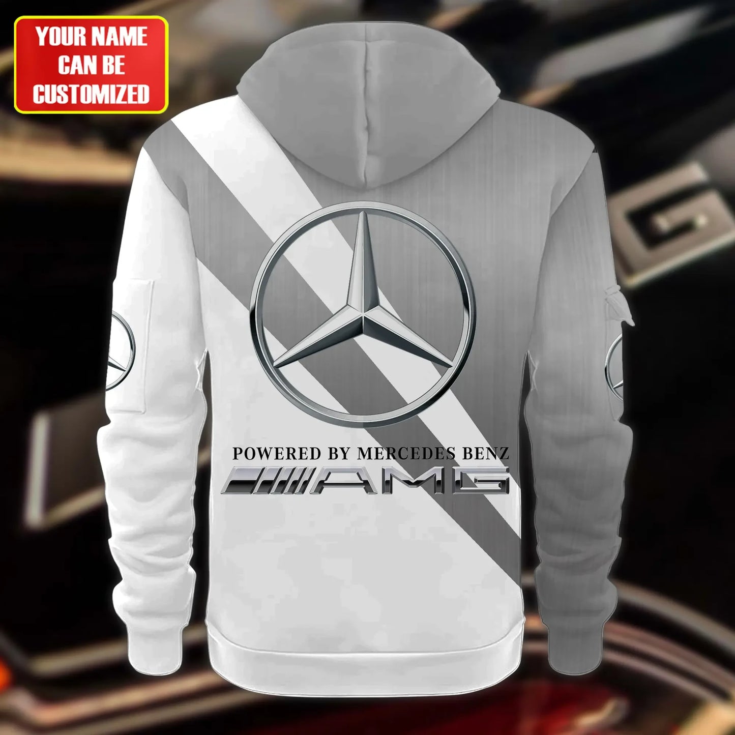 Personalized Merc AMG 3D Zip-Hoodie Cotton Jacket