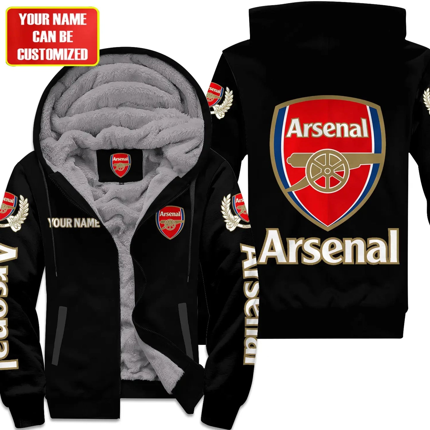 Personalized Arsenal Fleece 3D All Over Printed Unisex Shirt