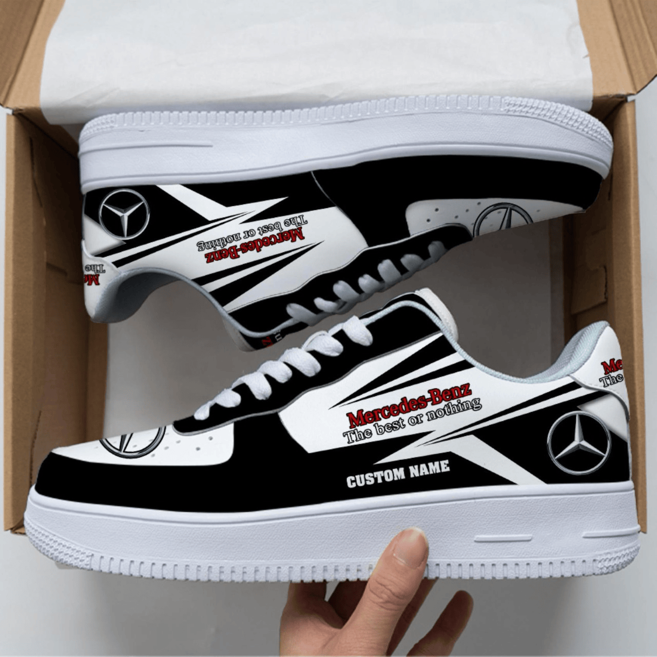 Personalized Merc NAF Custom Sneaker