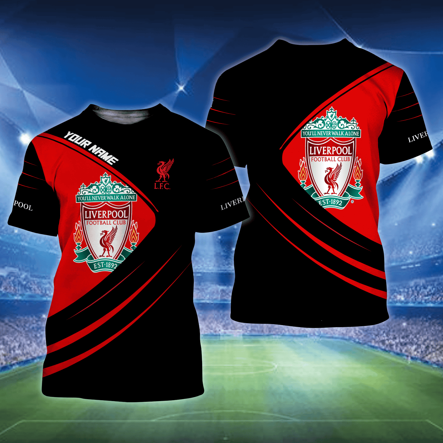 Personalized Liverpool Q4 3D Full Printing Set , Liverpool Shirt , Zipper Polo, Hoodie , Short , Polo ,hawaii