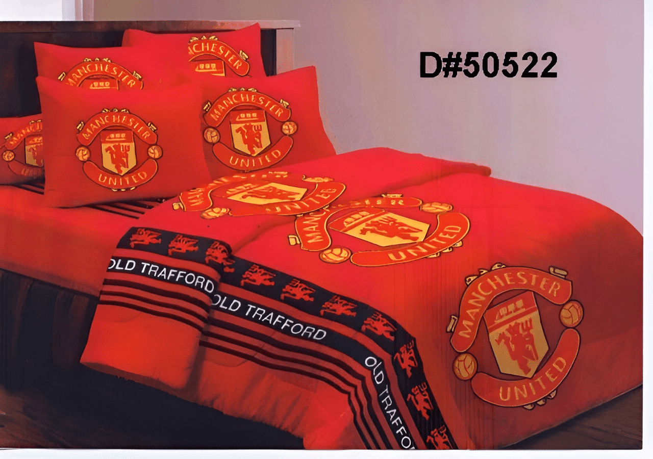 Manchester United All Over Printed Bedding Set V14