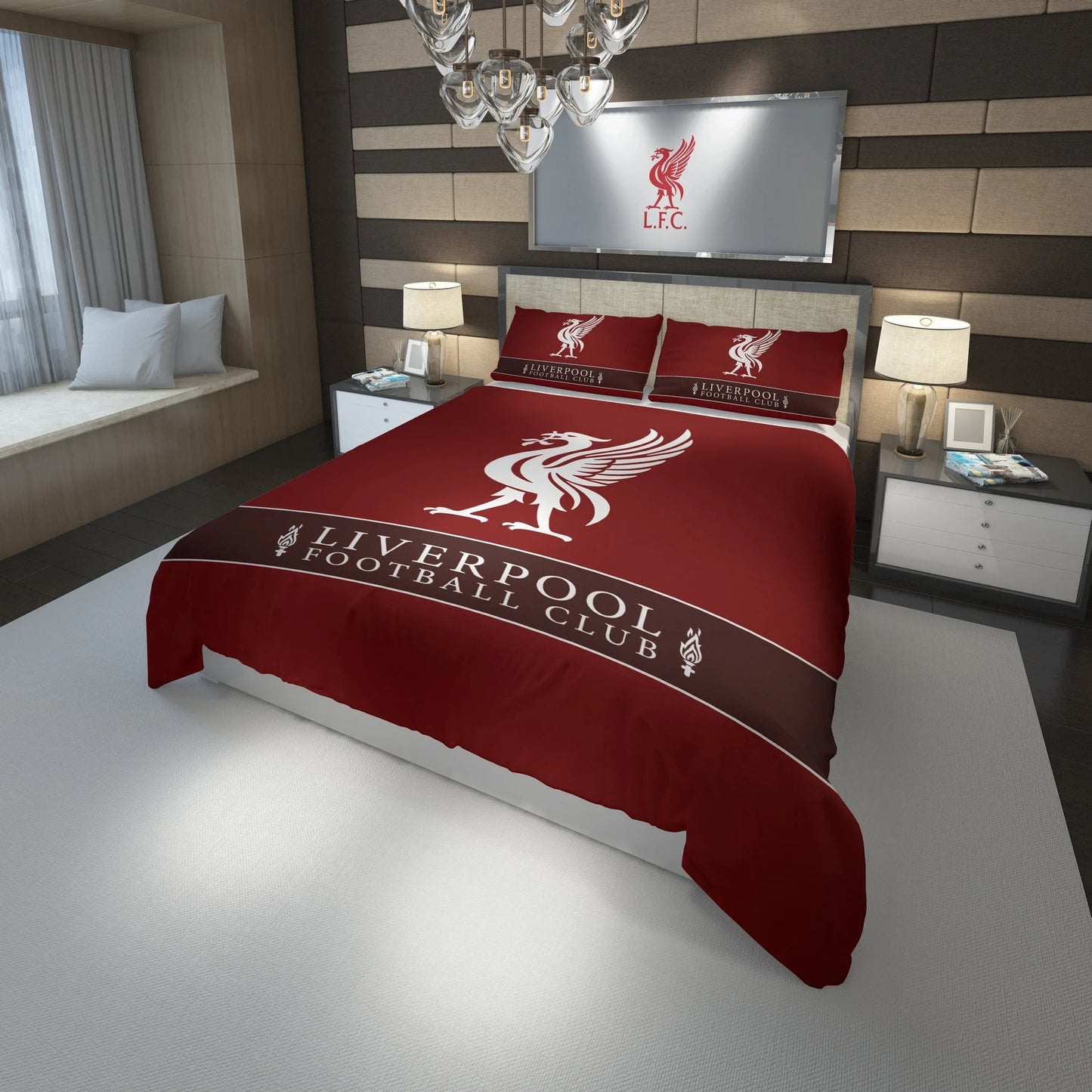 Liverpool All Over Printed Bedding Set V12