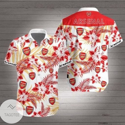 Arsenal Tropical Hawaii Shirt Beach Short V11