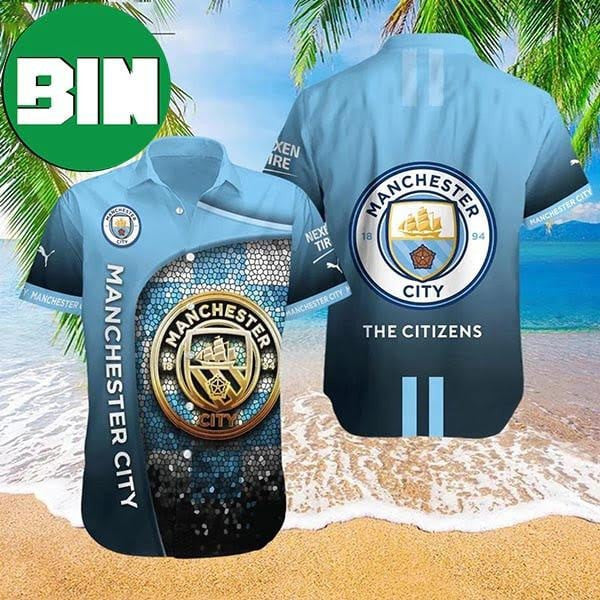 Manchester City Tropical Hawaii Shirt Beach Short
