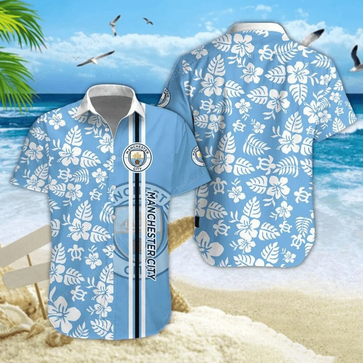 Manchester City Tropical Hawaii Shirt Beach Short V10