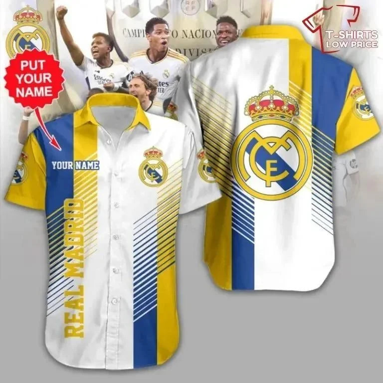 Real Madrid Tropical Hawaii Shirt Beach Short