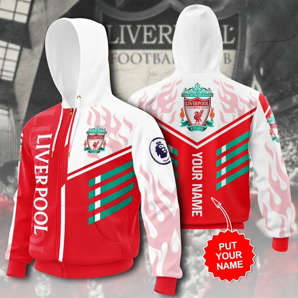 Personalized Liverpool Q6 3D Full Printing Set , Liverpool Shirt , Zipper Polo, Hoodie , Short , Polo ,hawaii