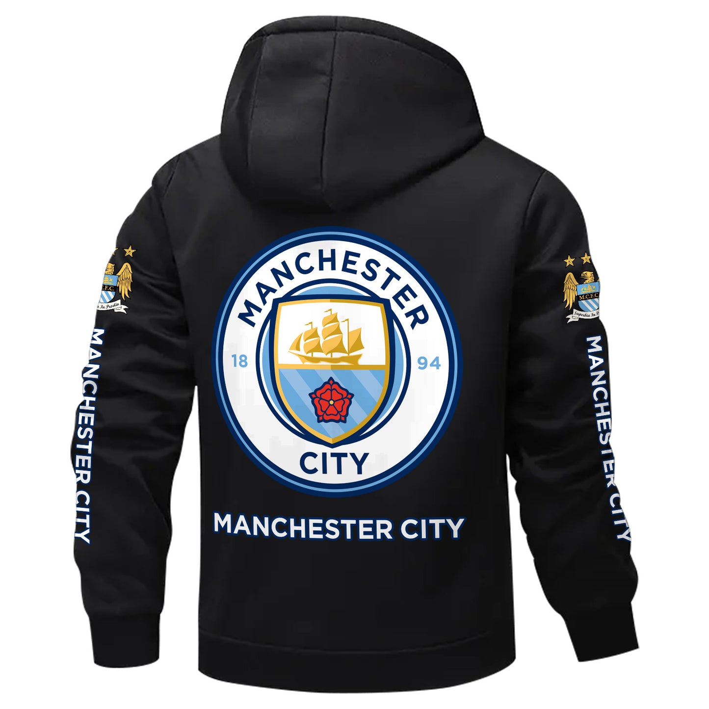 Personalized Manchester City Fleece 3D Unisex Hooded Jacket