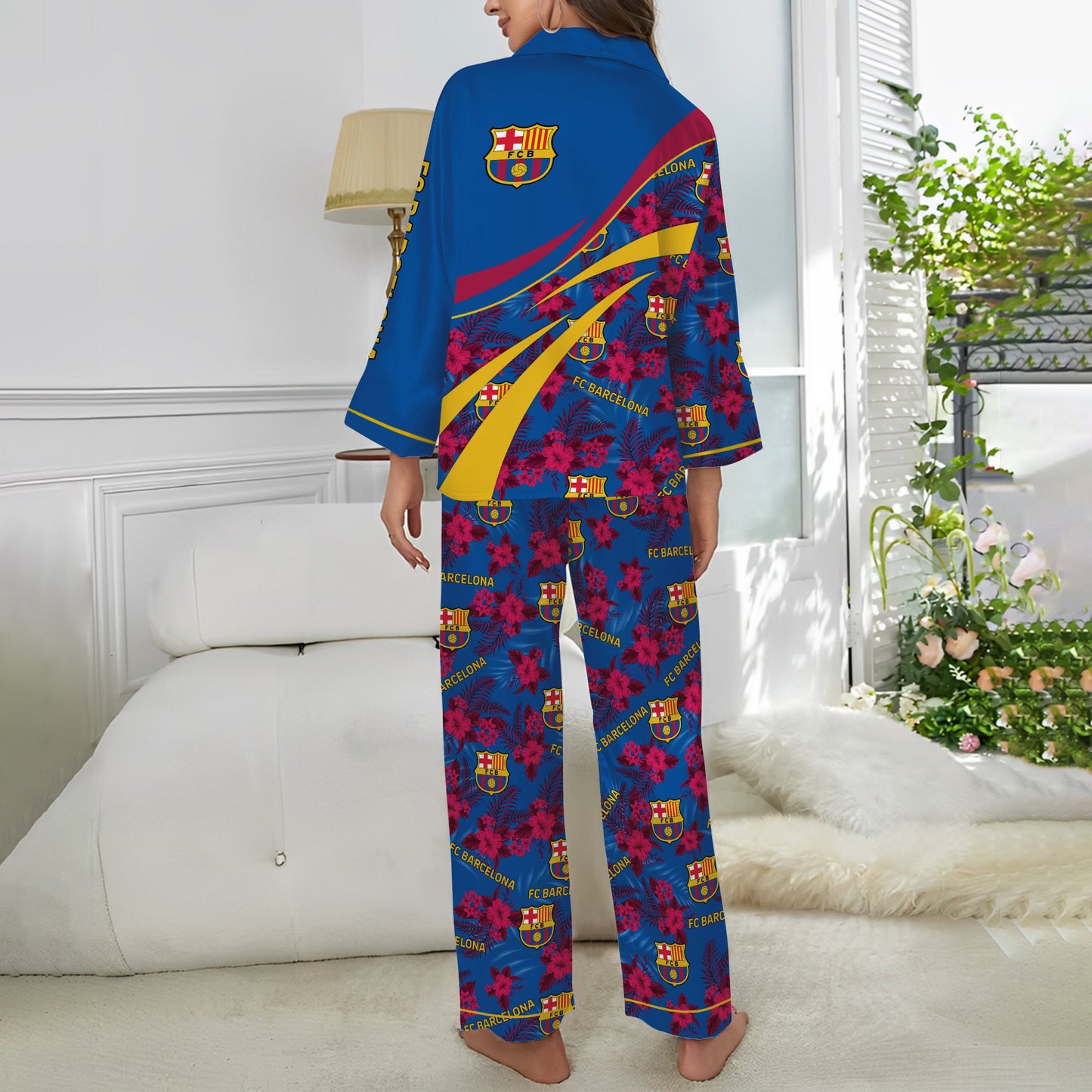 Personalized Barcelona FC Pajamas Set