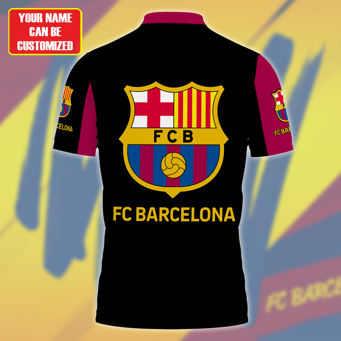 Personalized Barça V2 3D Full Printing Set , Barça Shirt , Zipper Polo, Hoodie , Short , Polo ,hawaii