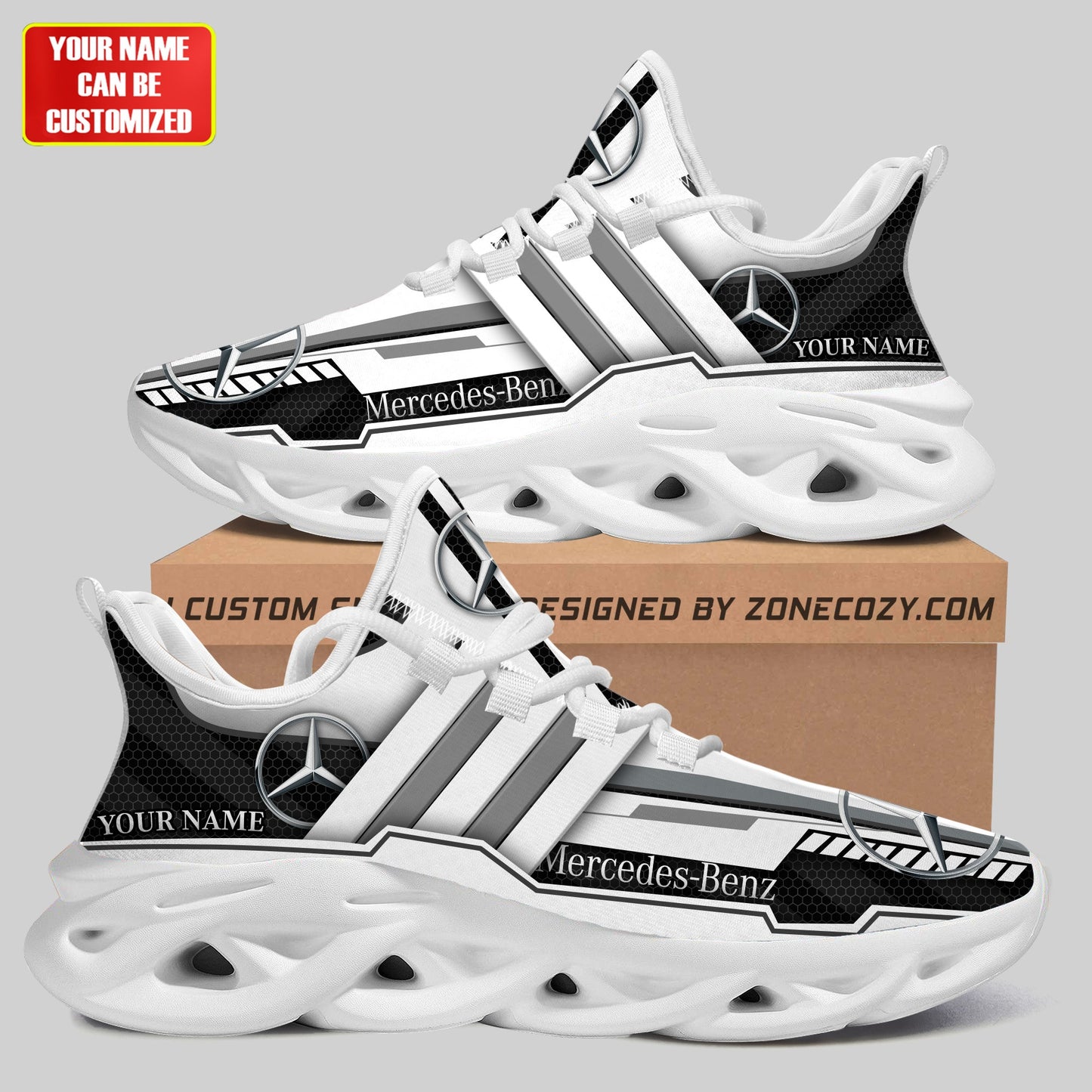 Personalized Mercedes Layer Chunky Custom Sneaker