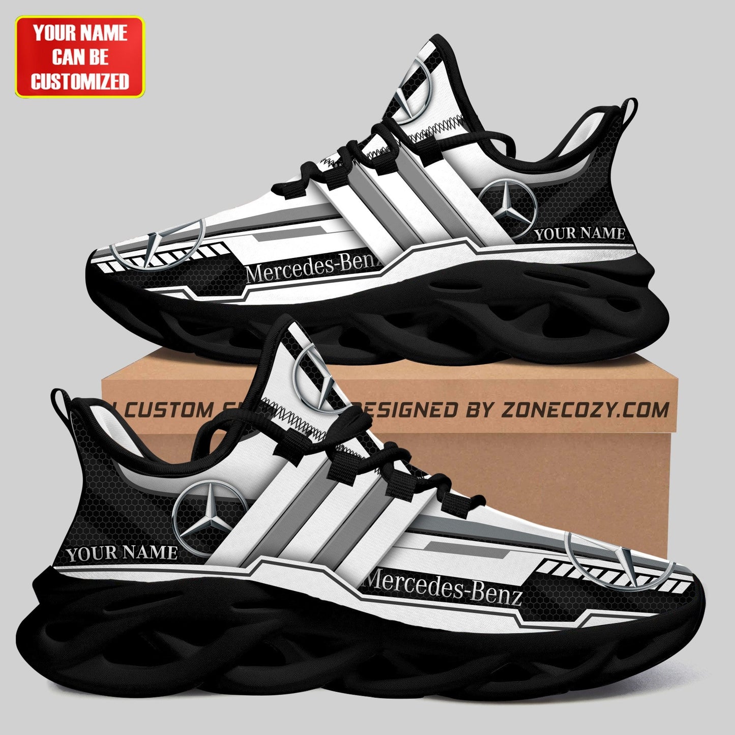 Personalized Mercedes Layer Chunky Custom Sneaker