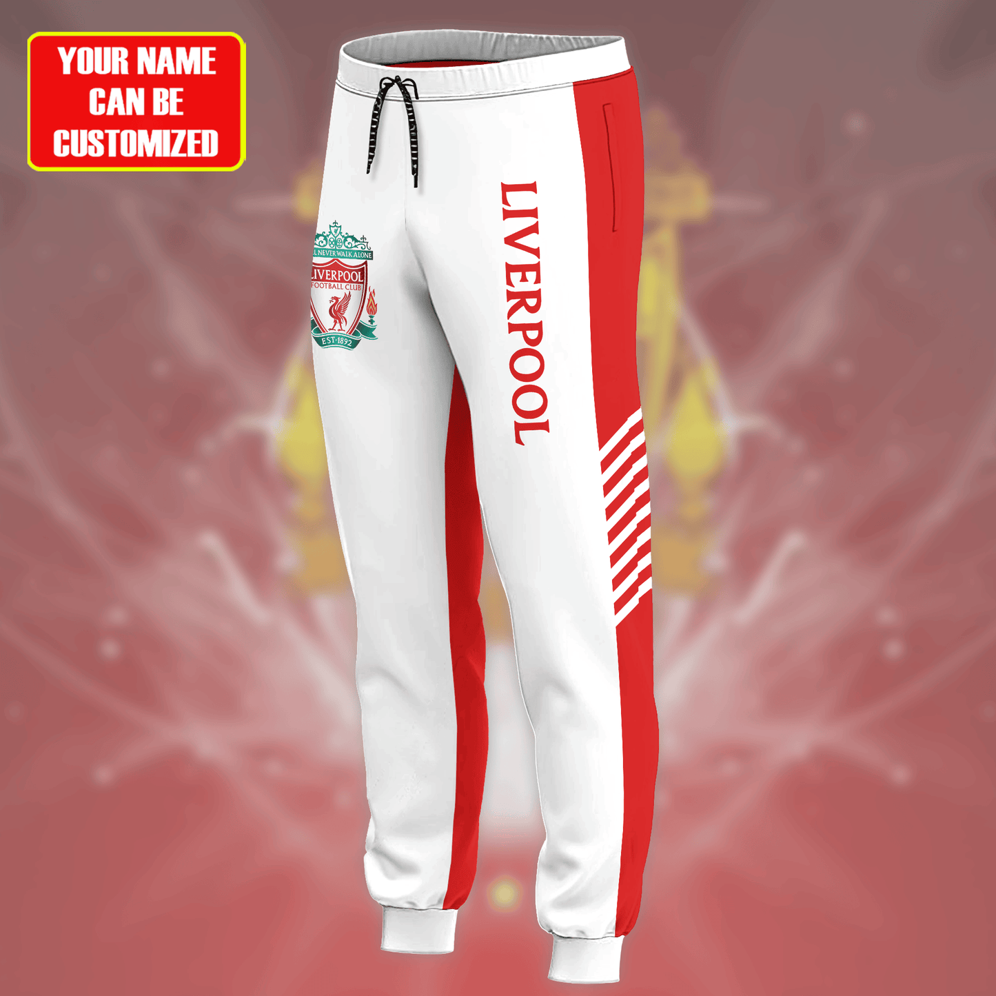Personalized Liverpool 3D All over Printed Hoodie and Sweatpants set V2