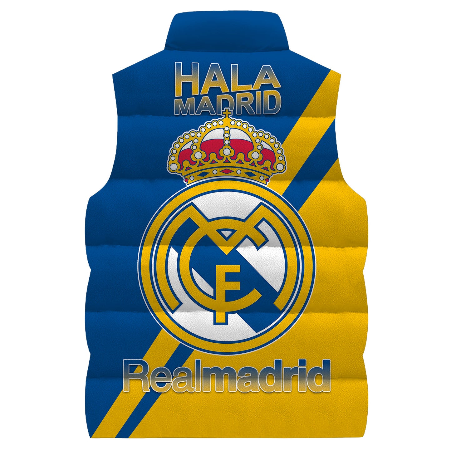 Real Madrid V2 Sleeveless Windproof Puffer Jacket 3D