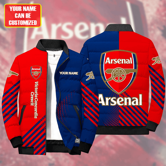Personalized Arsenal Puffer Jacket v2 3D