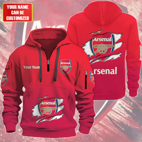 Personalized Arsenal V2 3D Zip-Hoodie Cotton Jacket