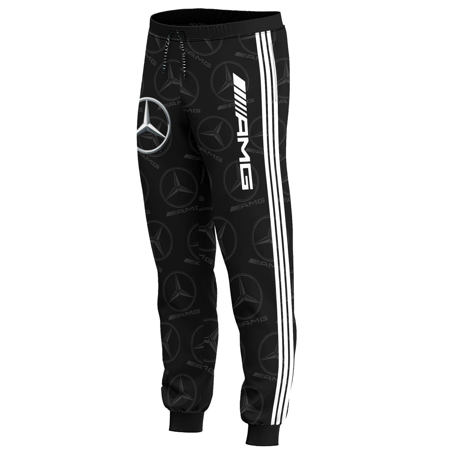 Personalized Merc AMG Q2 3D All over Printed Hoodie and Sweatpants set