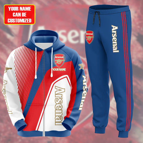 Personalized Arsenal 3D All over Printed Hoodie and Sweatpants set V1