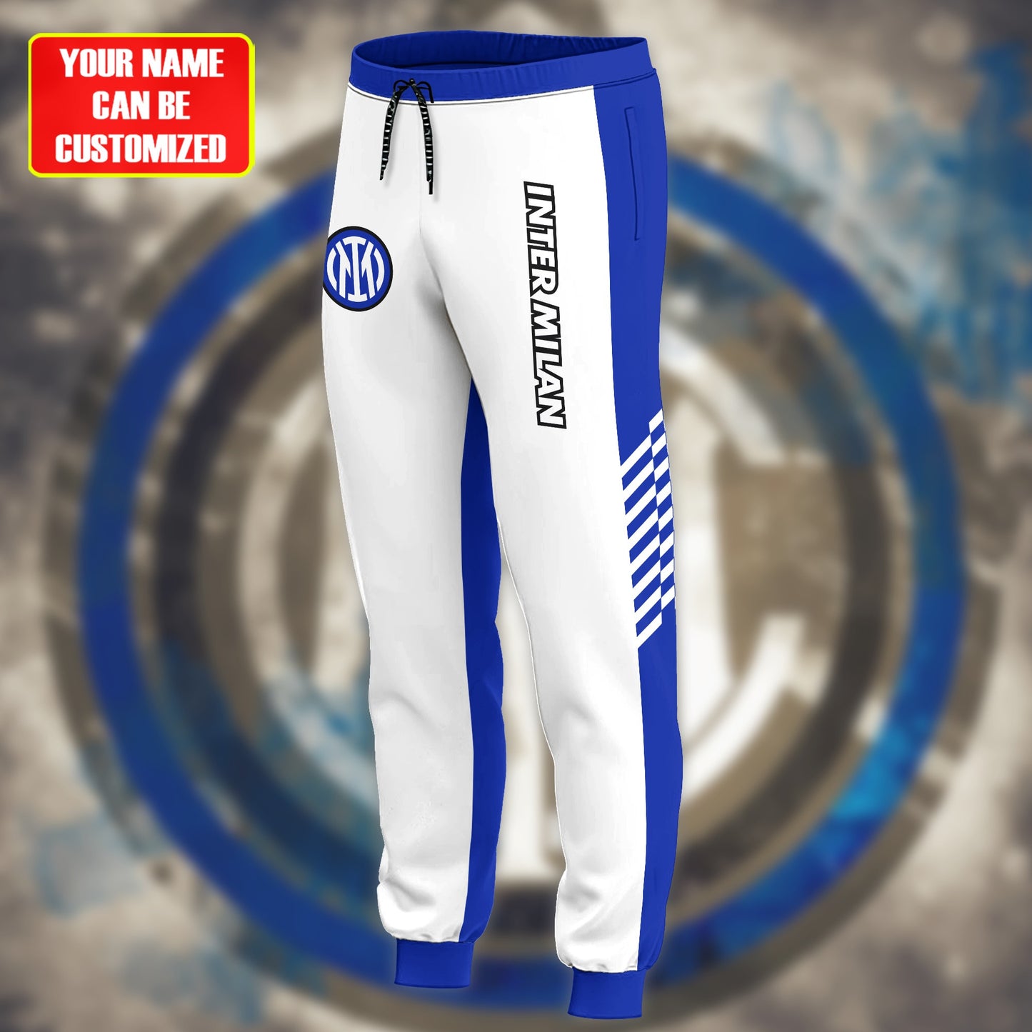 Personalized Inter Milan 3D All over Printed Hoodie and Sweatpants set V2