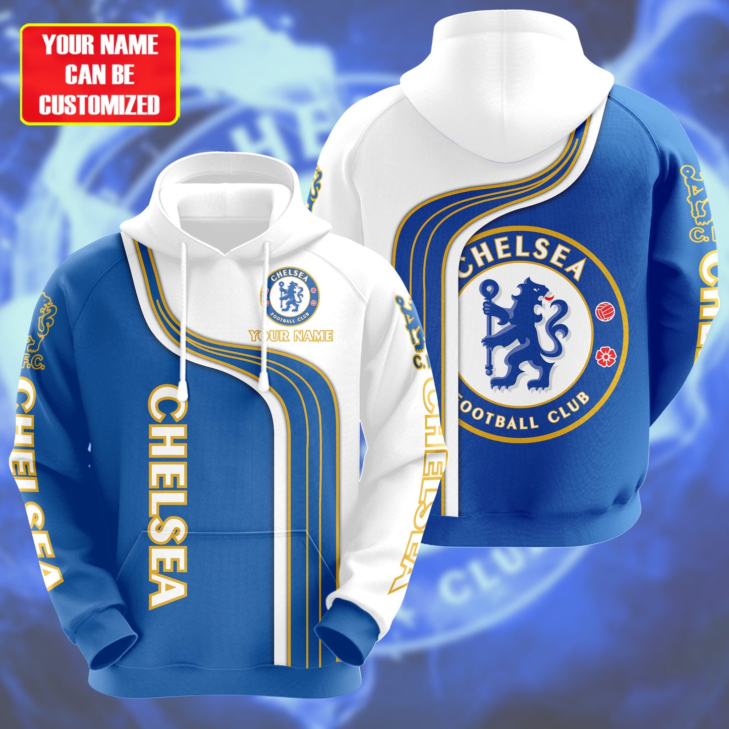 Personalized Chelsea 3D All over Printed Hoodie and Sweatpants set V2