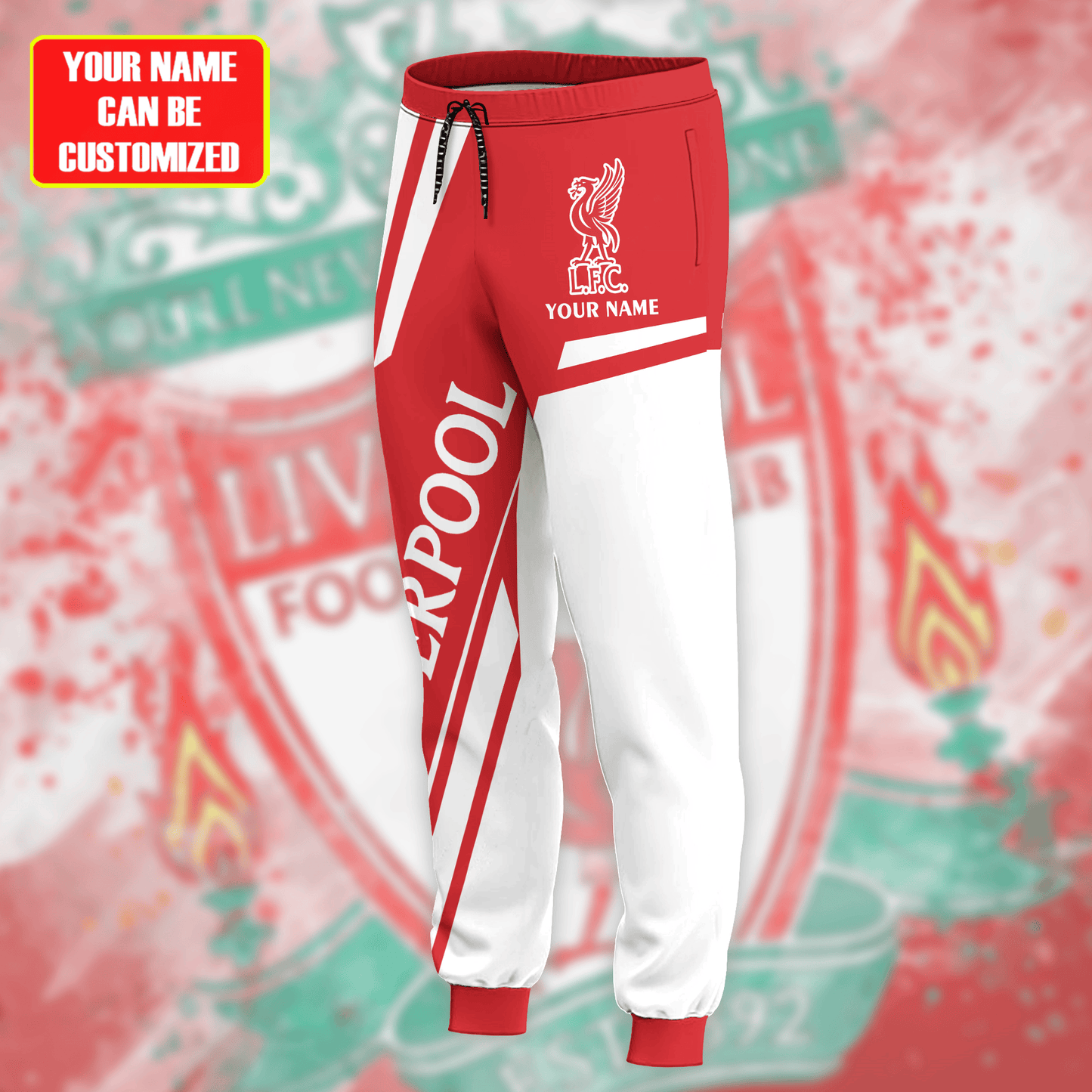 Personalized Liverpool 3D All over Printed Hoodie and Sweatpants set V6