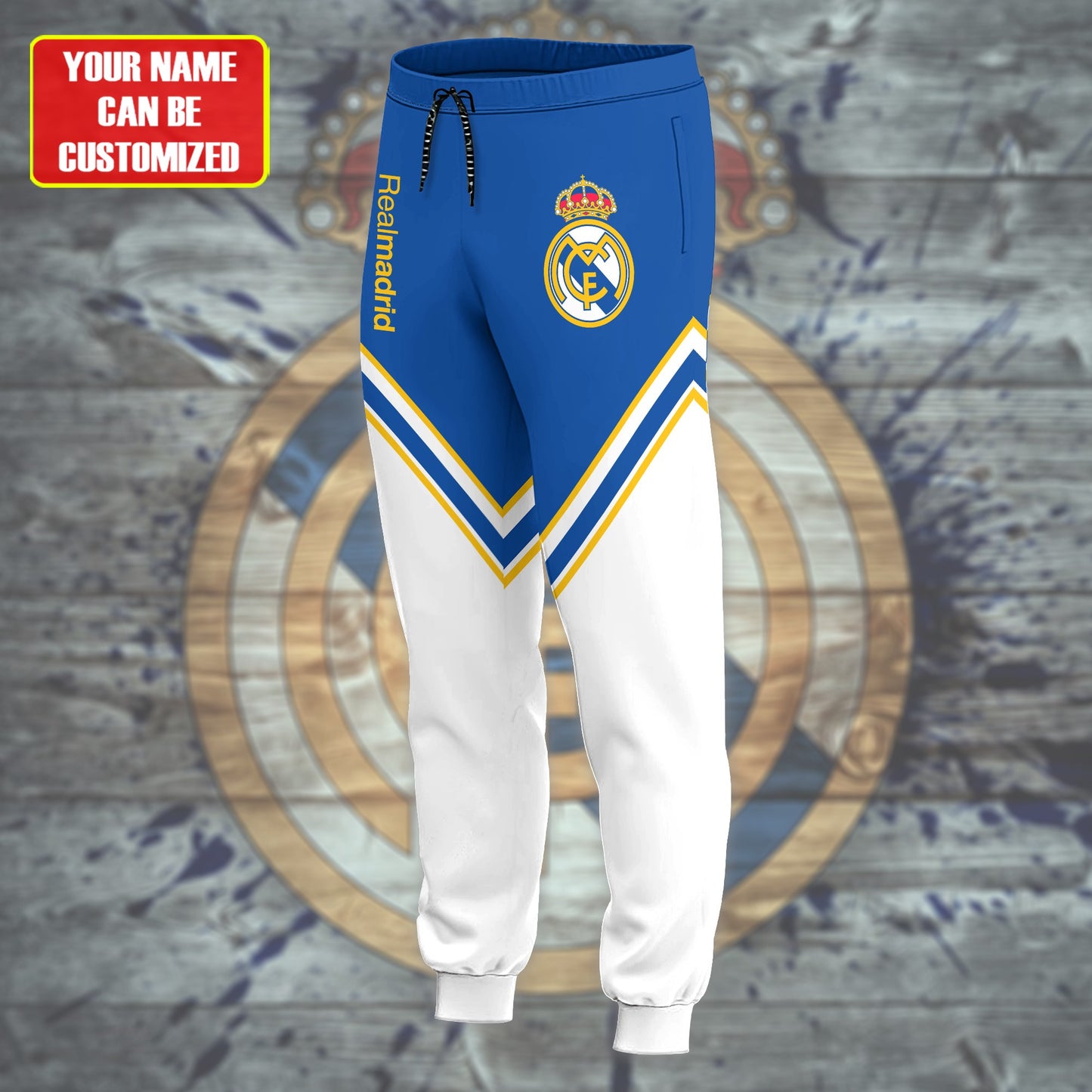 Personalized Real Madrid 3D All over Printed Hoodie and Sweatpants set V5