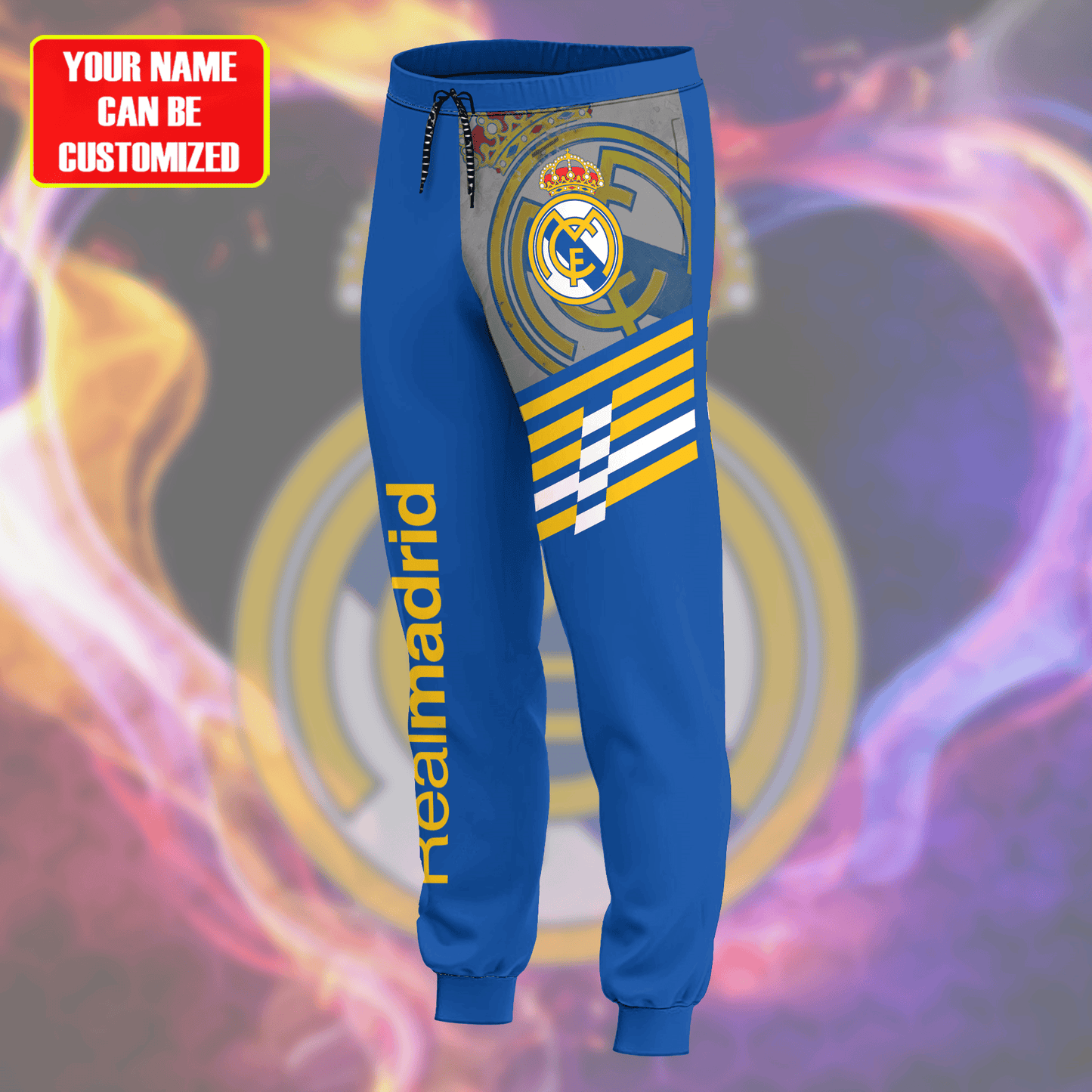 Personalized Real Madrid Q16 3D All over Printed Hoodie and Sweatpants set