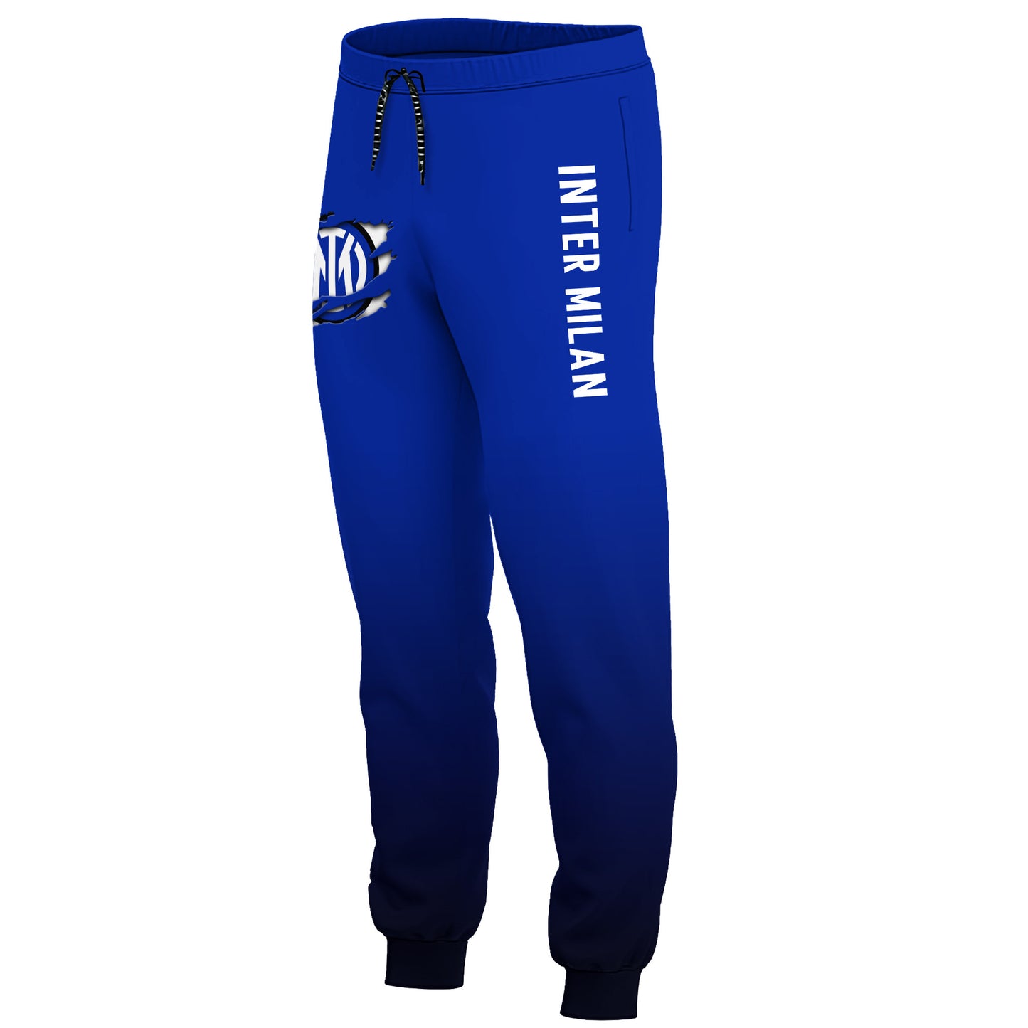 Personalized Inter Milan Tear 3D Cotton Hoodie and Sweatpants set