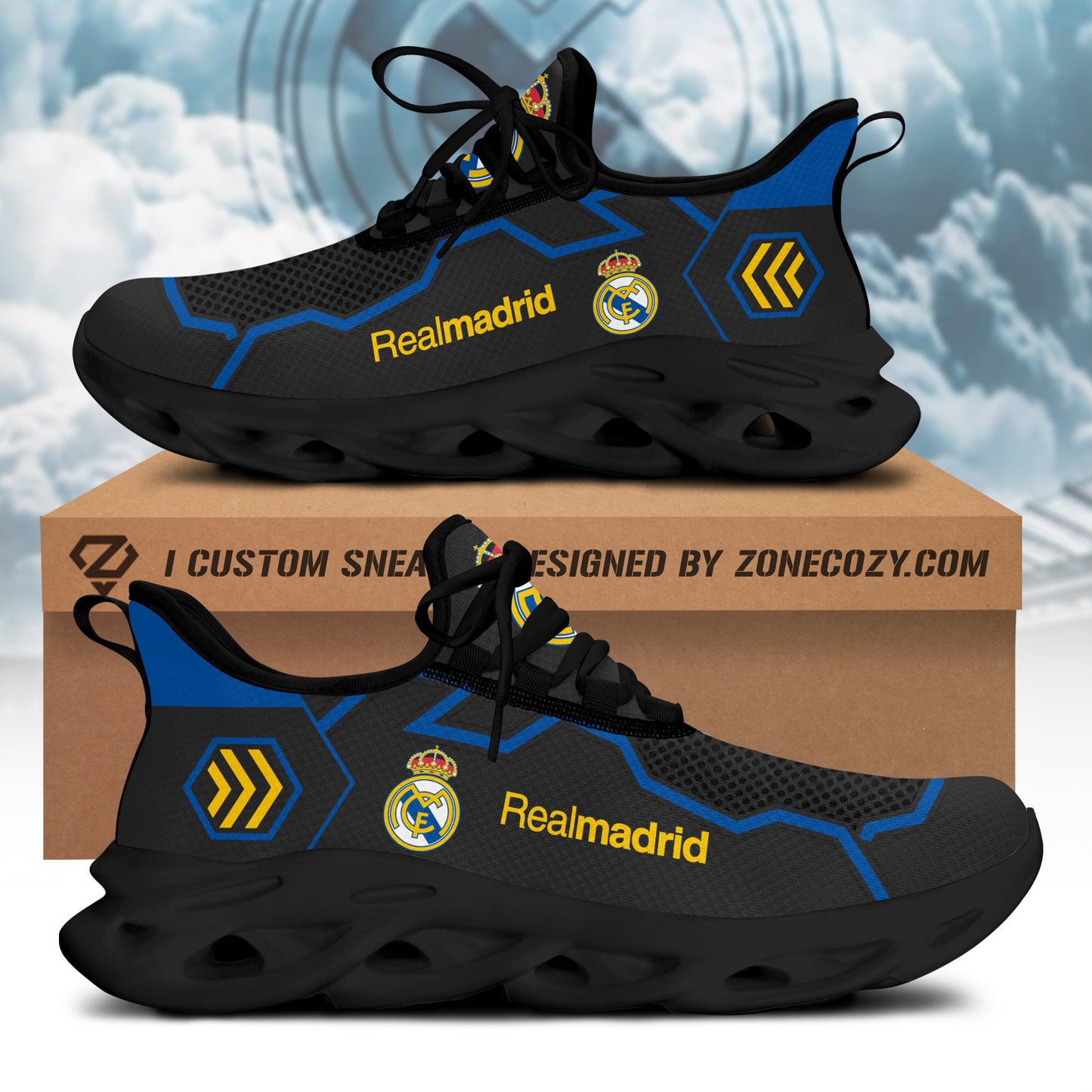 Personalized Real Madrid Q12 Chunky Custom Sneaker