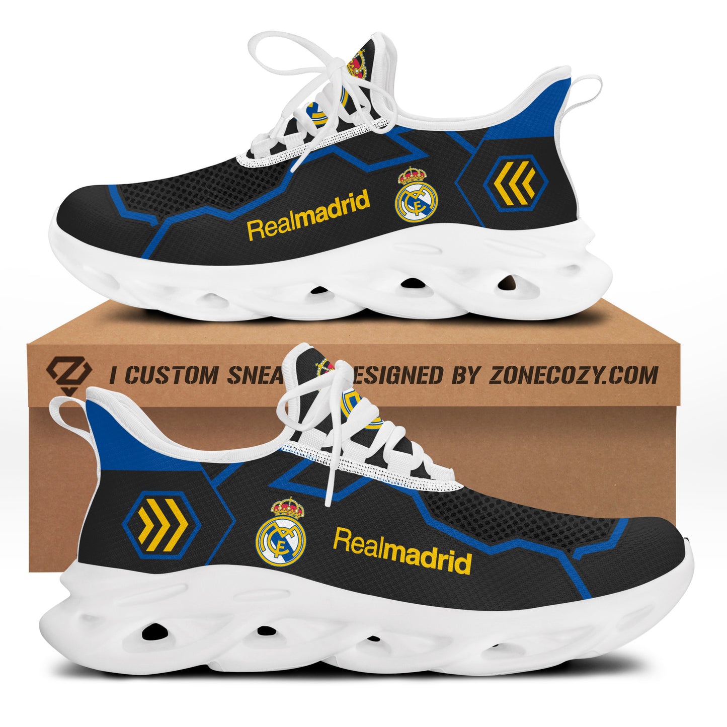 Personalized Real Madrid Q12 Chunky Custom Sneaker
