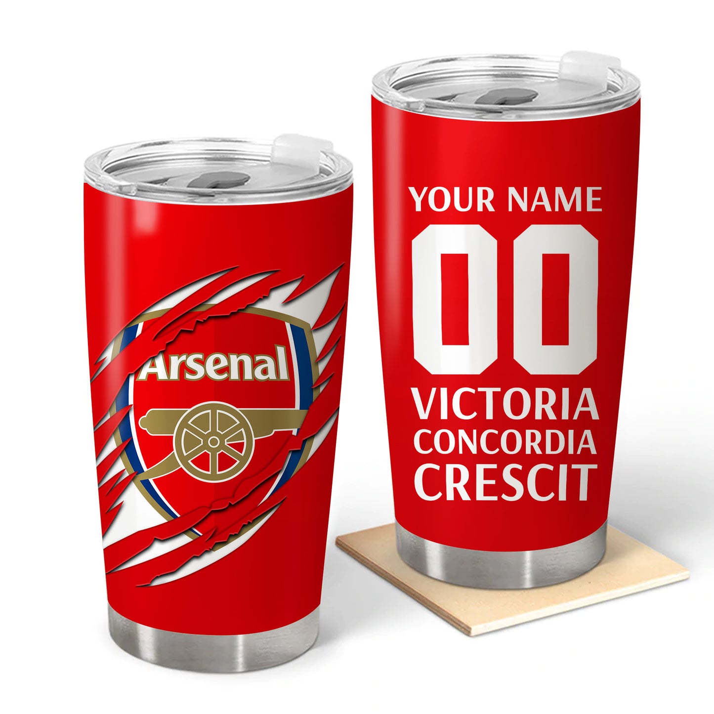Personalized Arsenal V2 Stainless Tumbler 20oz 30oz Cup