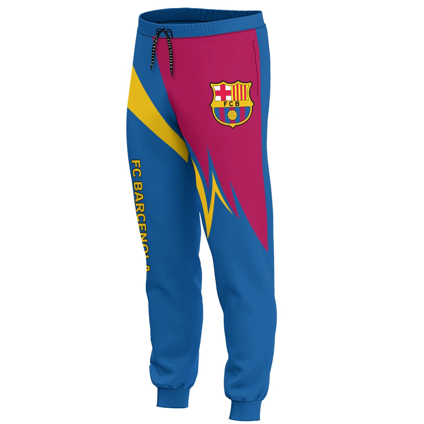 Personalized Barça Q15 3D All over Printed Hoodie and Sweatpants set