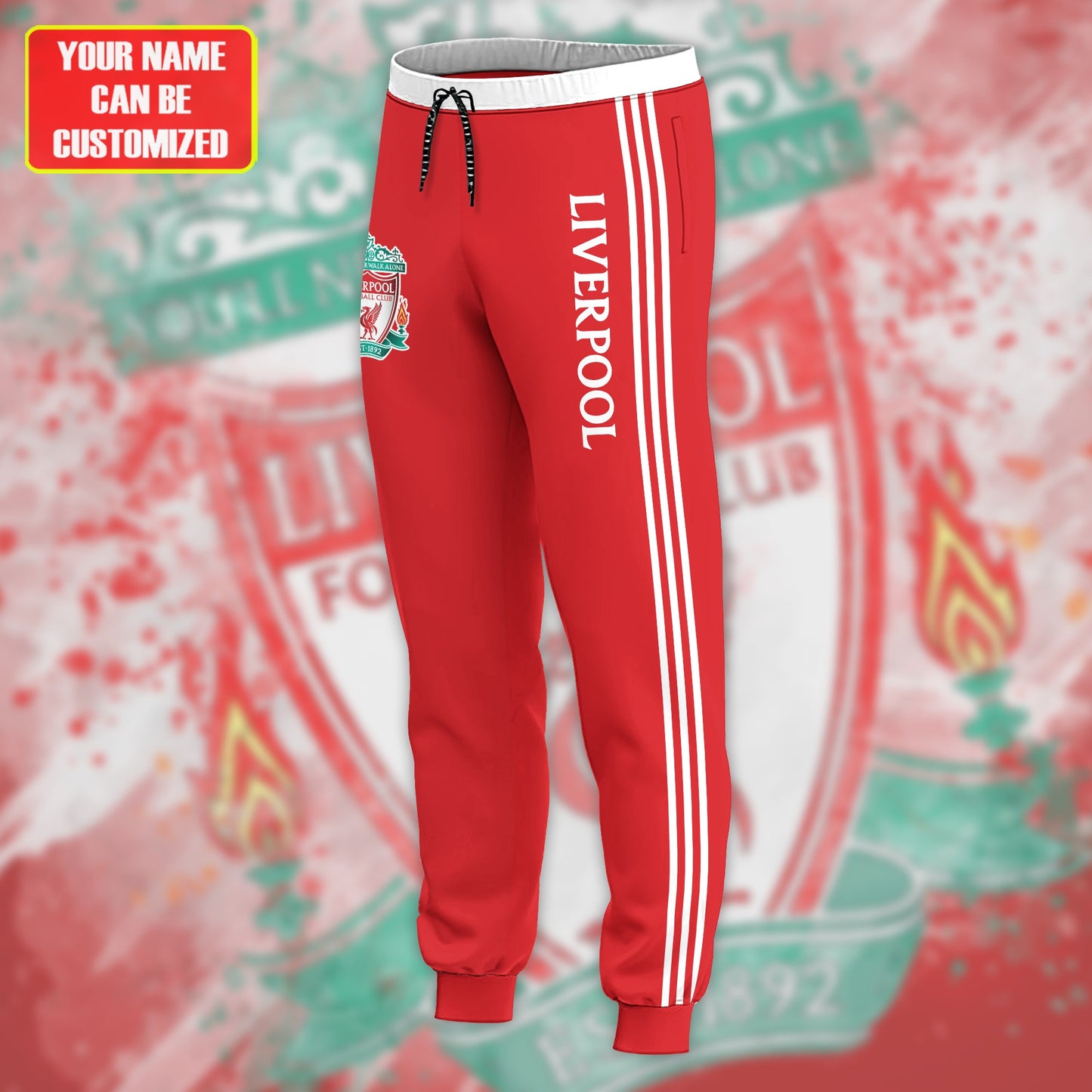 Personalized Liverpool 3D All over Printed Hoodie and Sweatpants set V15