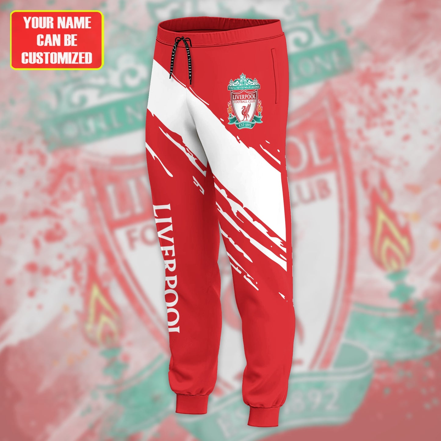 Personalized Liverpool Q13 3D All over Printed Hoodie and Sweatpants set