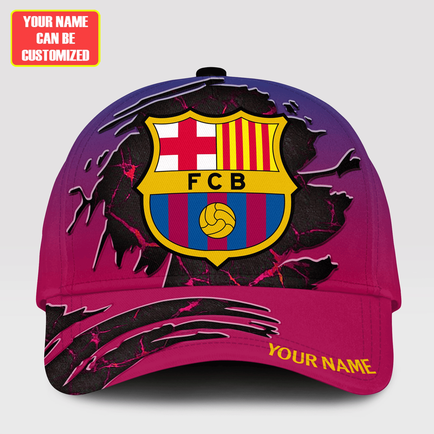 Personalized Barcelona Tear Classic Cap