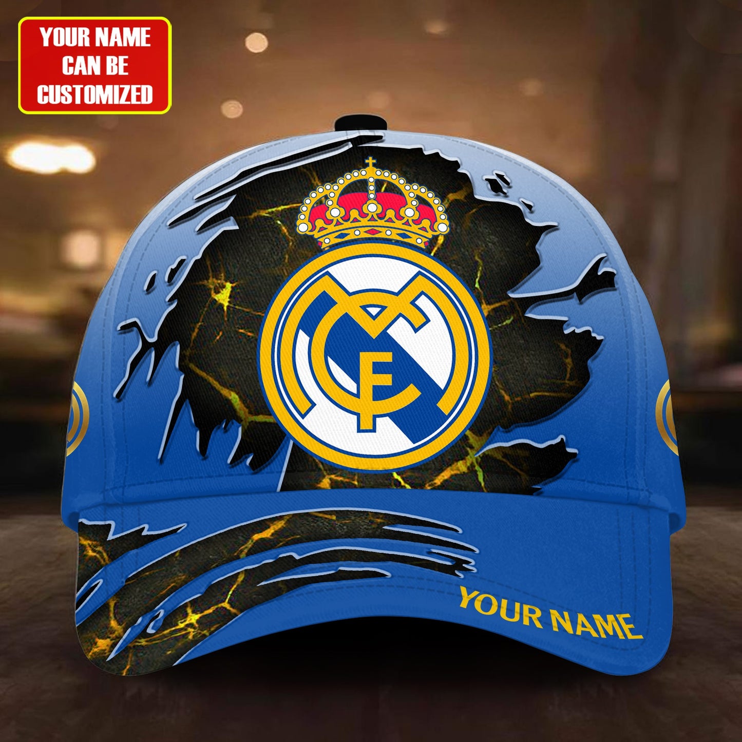 Personalized Real Madrid Tear Classic Cap