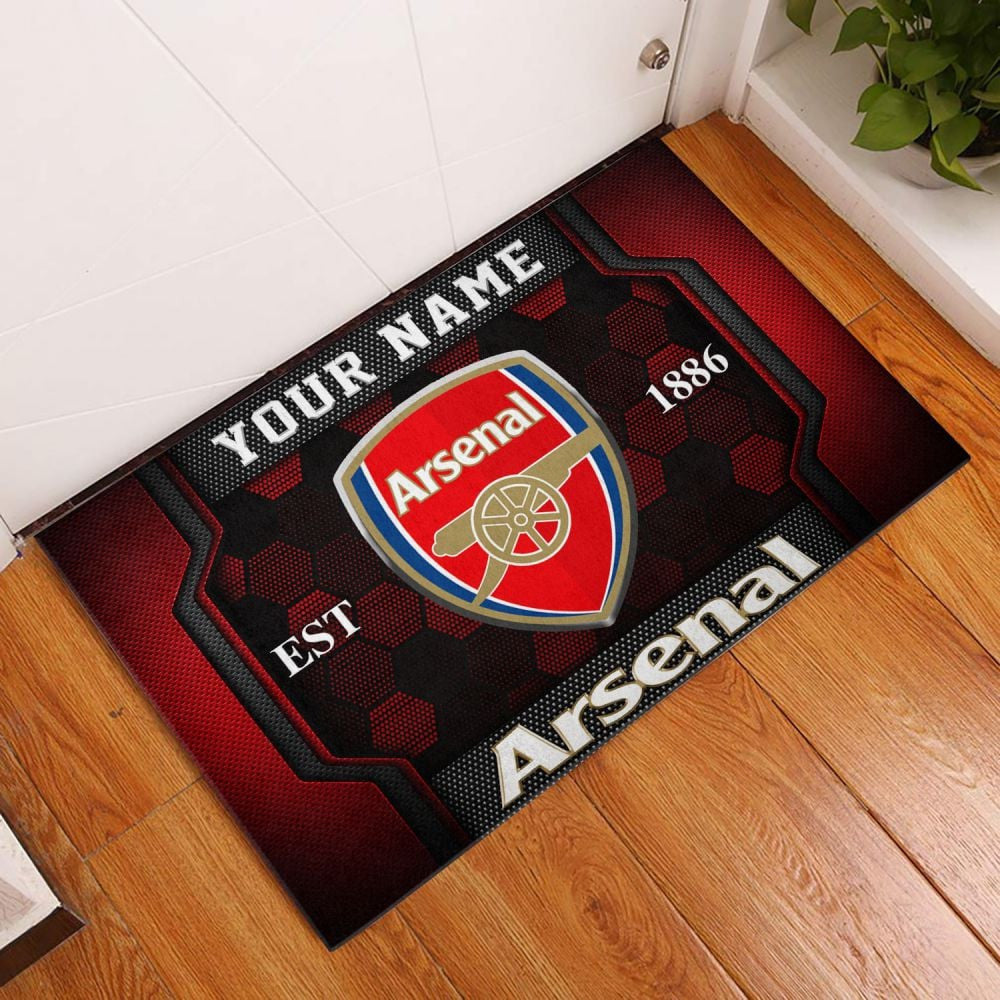 Personalized Name Arsenal Doormat