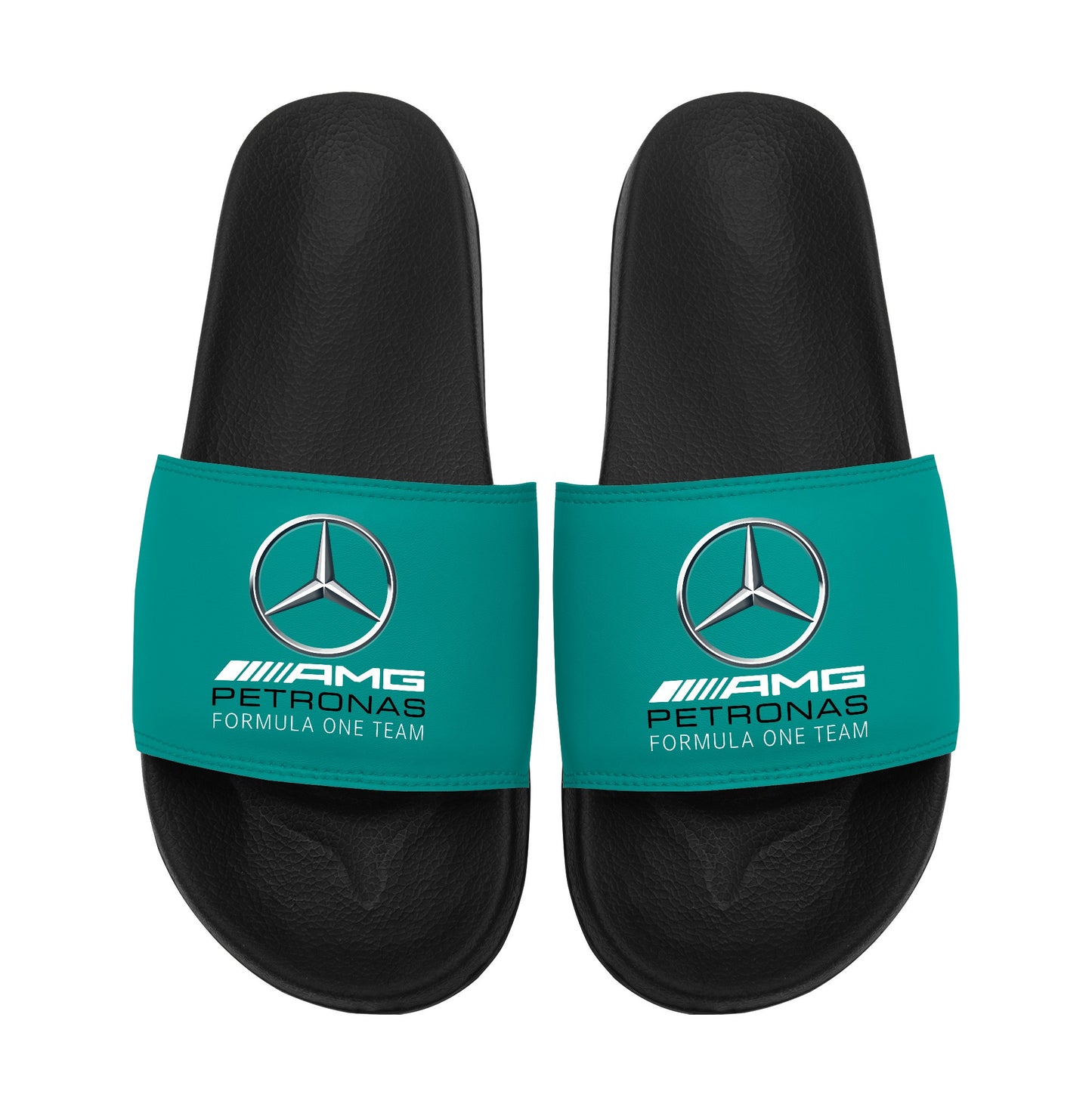 Merc AMG Petronas Custom Leather Sandals