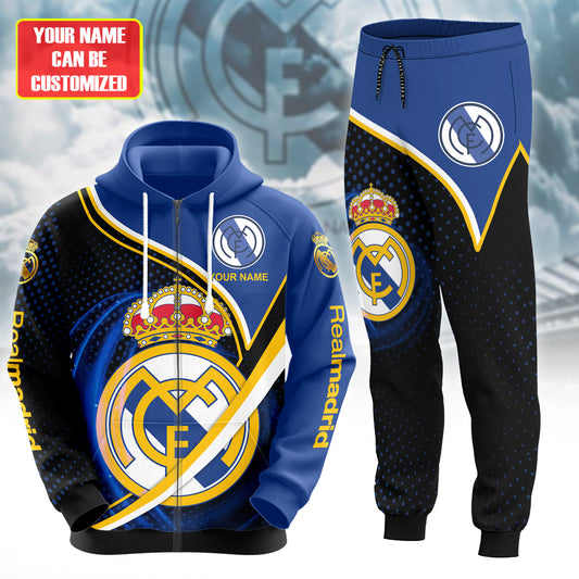 Personalized Real Madrid Q31 3D All over Printed Hoodie and Sweatpants set