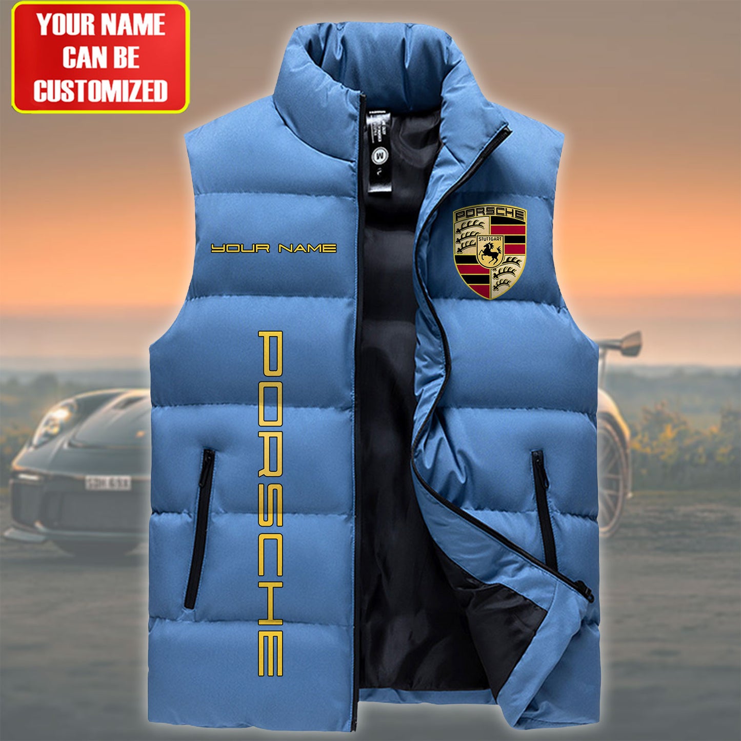 Pors Sleeveless Windproof Puffer Jacket Q150202