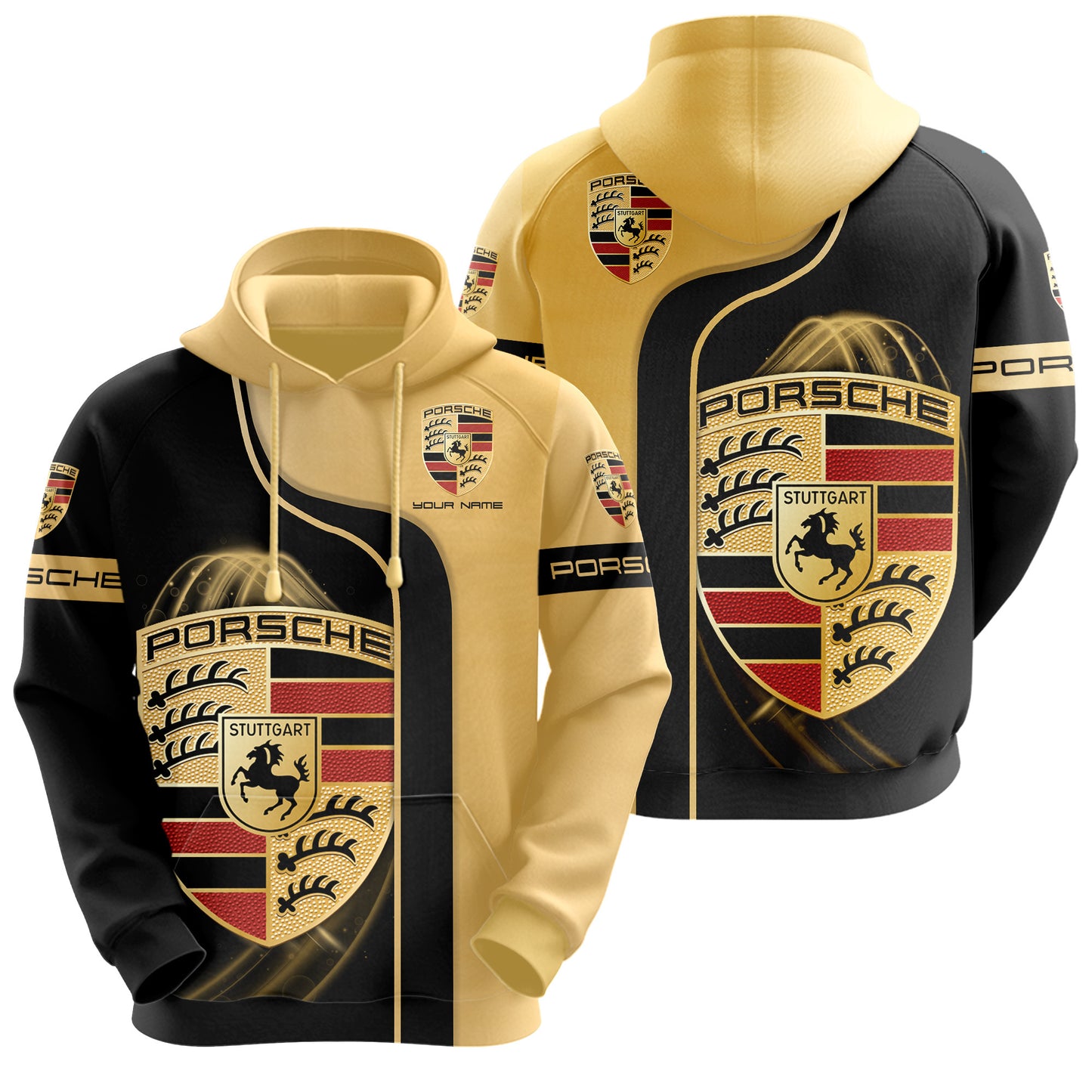 Personalized Pors 3D All over Printed Hoodie and Sweatpants set V1