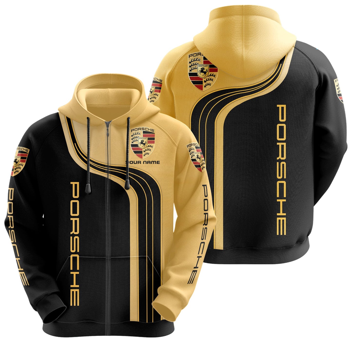 Personalized Pors Q3 3D All over Printed Hoodie and Sweatpants set